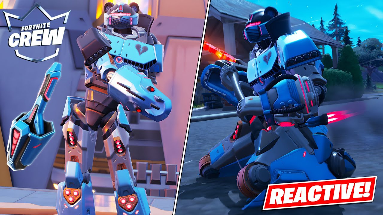Mecha Strike Commander Skin Gameplay June 2022 Crew Pack! Fortnite