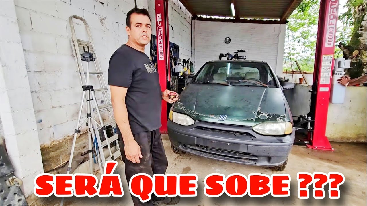 ULTIMA ETAPA da INSTALAÇÃO do ELEVADOR TENTAMOS LEVANTAR o CARRO E...
