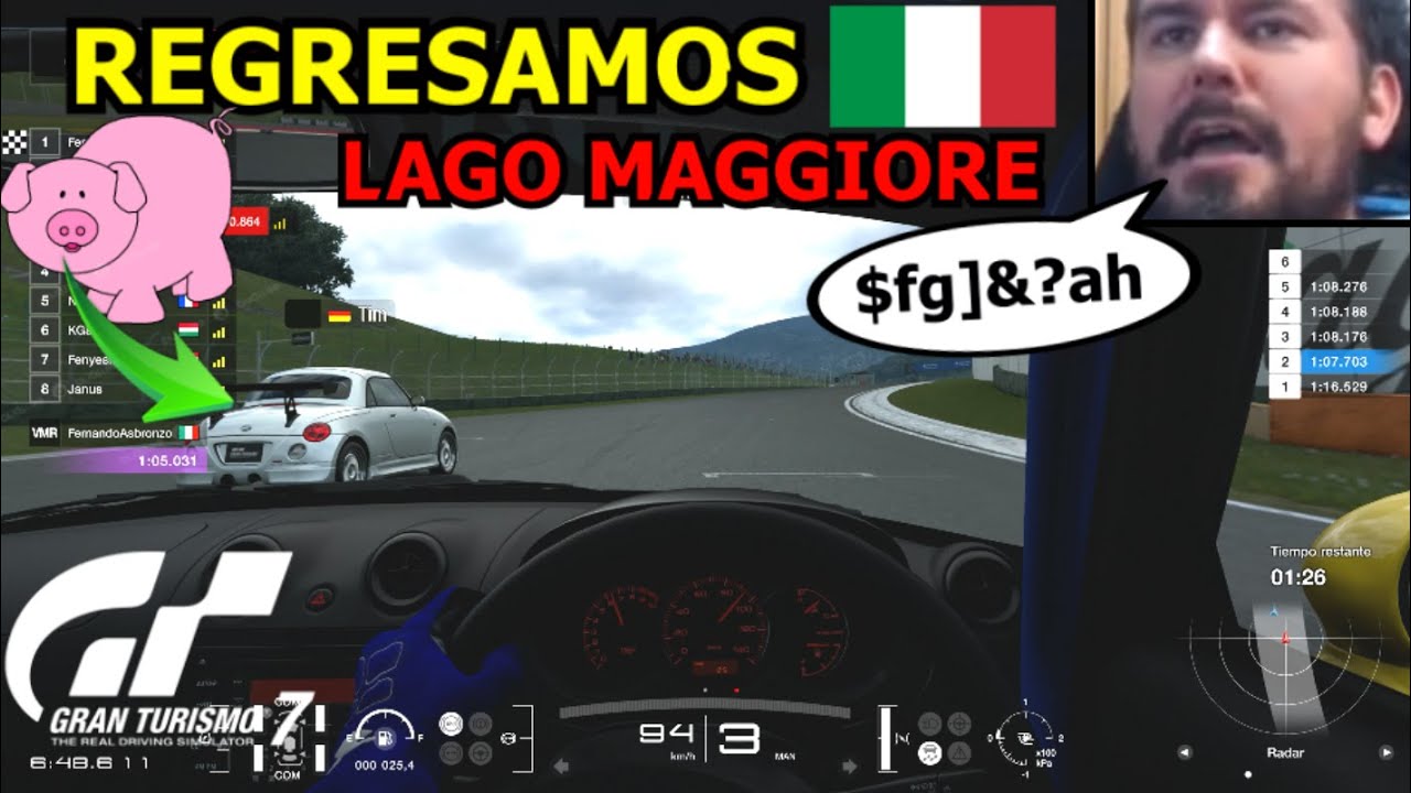 GRAN TURISMO 7 ONLINE (PS5) - Volvemos a LAGO MAGGIORE, el circuito Cometero 🏁 Gameplay en Español