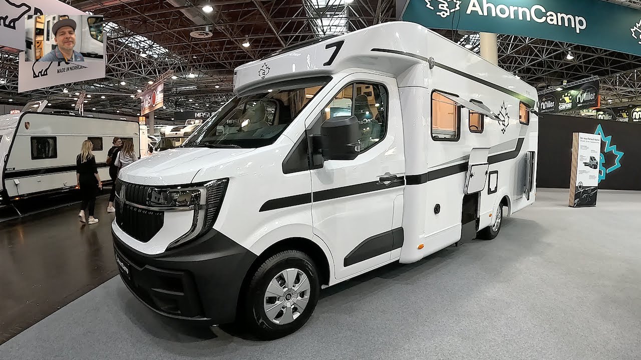 Ahorn Camp TE 740, первая версия, роскошный кемпер-фургон Renault, обзорная экскурсия + интерьер ...