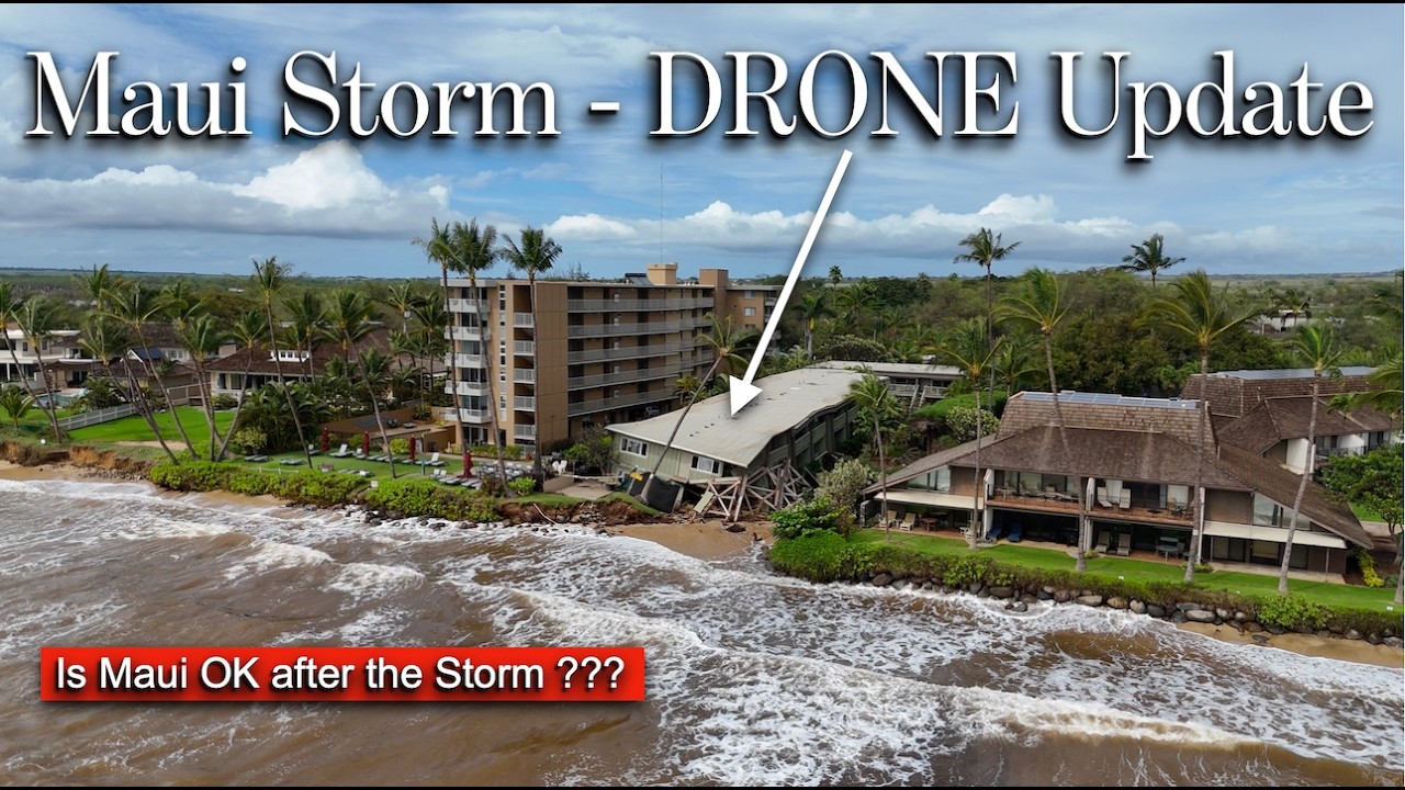 Maui Storm Aftermath – DRONE Tour – Hardest Hit Areas Revealed