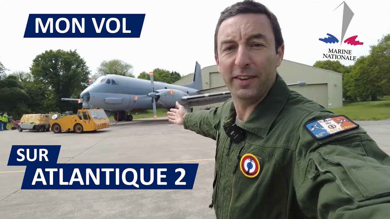 Mon vol sur ATLANTIQUE 2 pour une chasse au sous-marin avec la @Marine Nationale