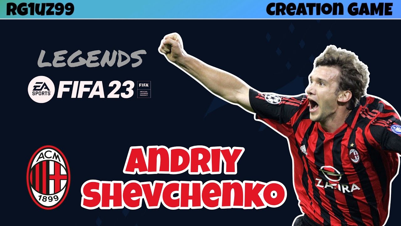 FIFA 23 | HOW TO CREATE ANDRIY SHEVCHENKO ON FIFA 23 | ITA_PS5