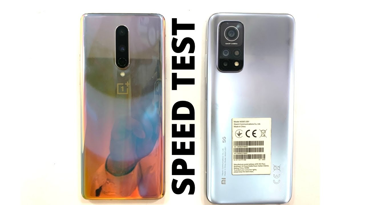 ONEPLUS 8 VS Mi 10T SPEED TEST