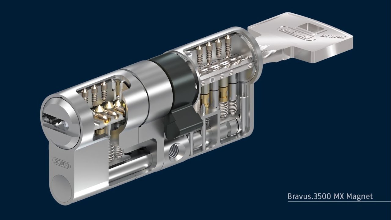 Innovation ABUS Cylindre BRAVUS MX MAGNET : protection contre la copie 3D !
