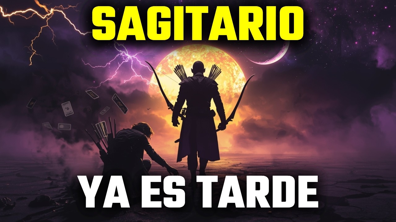 SAGITARIO🌑TE ALEJASTE Y AHORA SUFREN⚠️TU SILENCIO LOS DESTRUYE‼️KARMA BRUTAL
