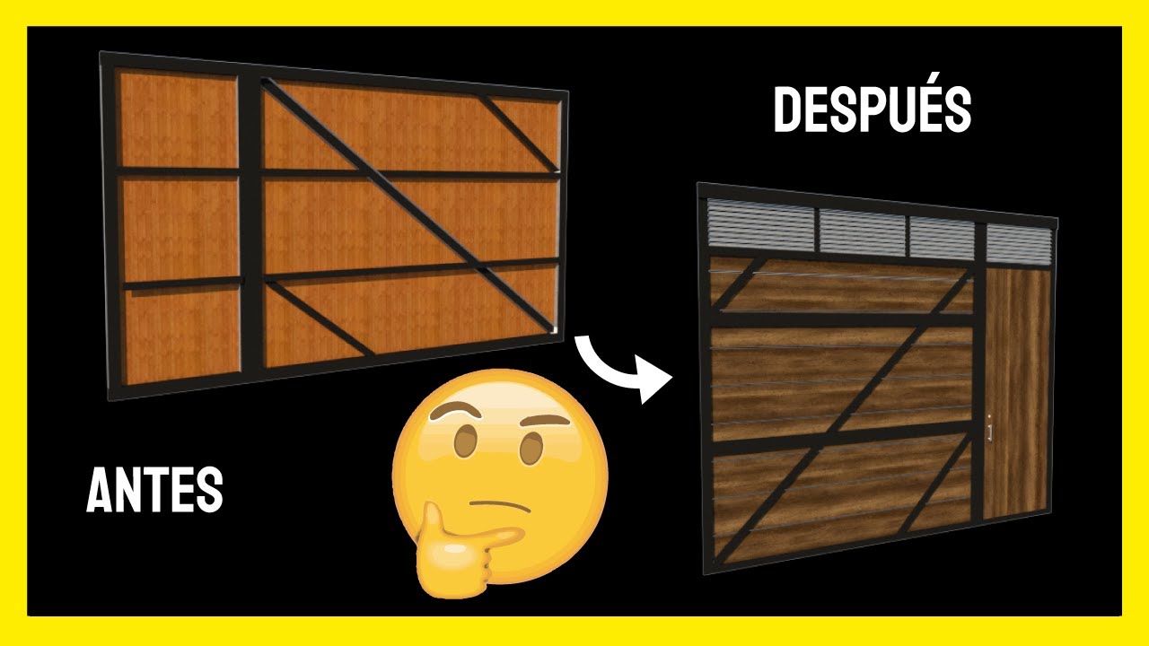 🤔✅Como MODIFICAR modelos 3d de sketchup pro 2021🤔✅ | puertas y portones 3D