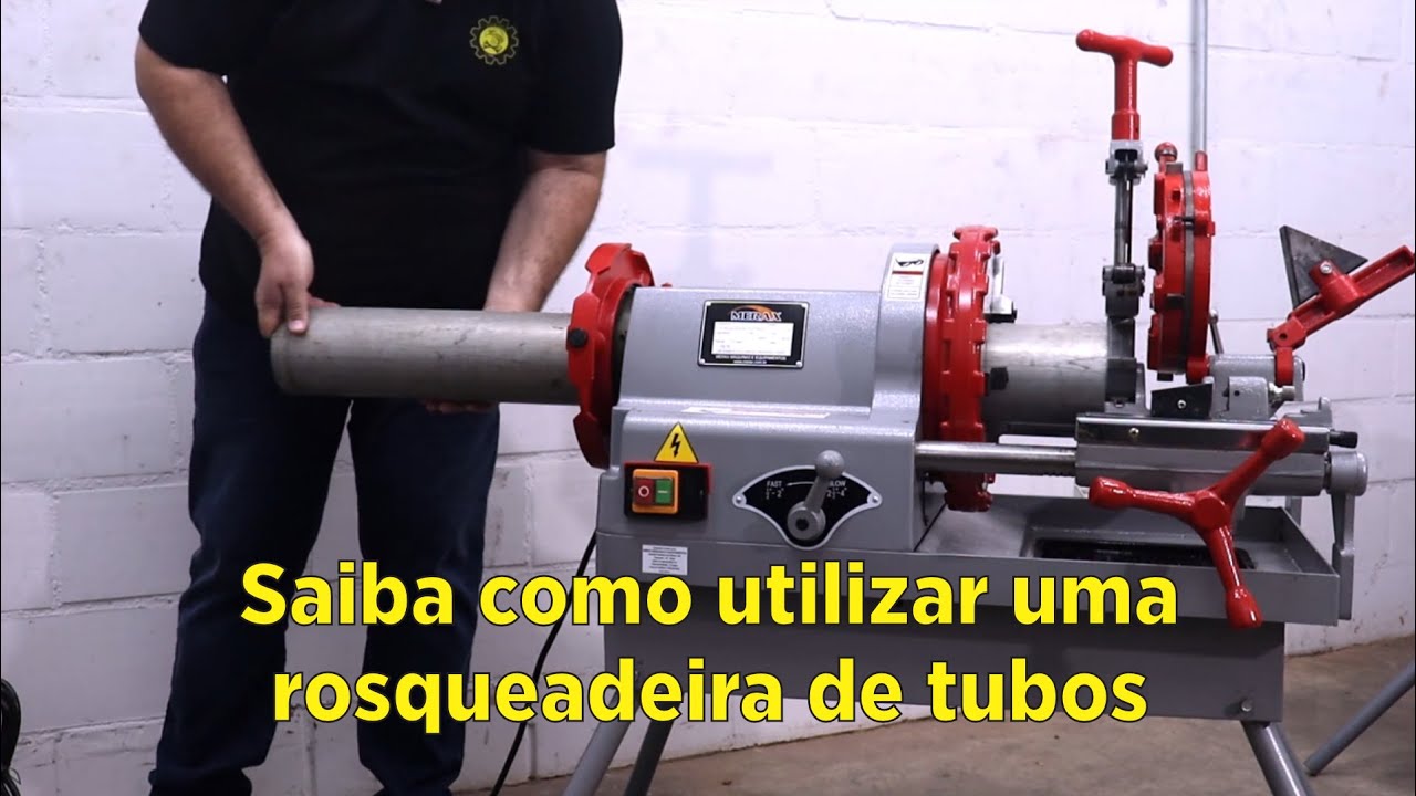 Rosqueadeira De Tubos - Aprenda como utilizar e fazer roscas eficientes.