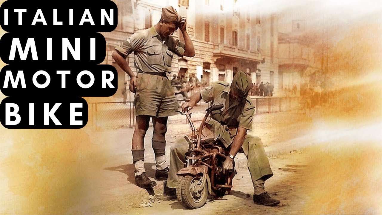 Volugrafo Aermoto 125 – Mini-motorcycle of the Italian/German Paratroopers (’42 - ’45)