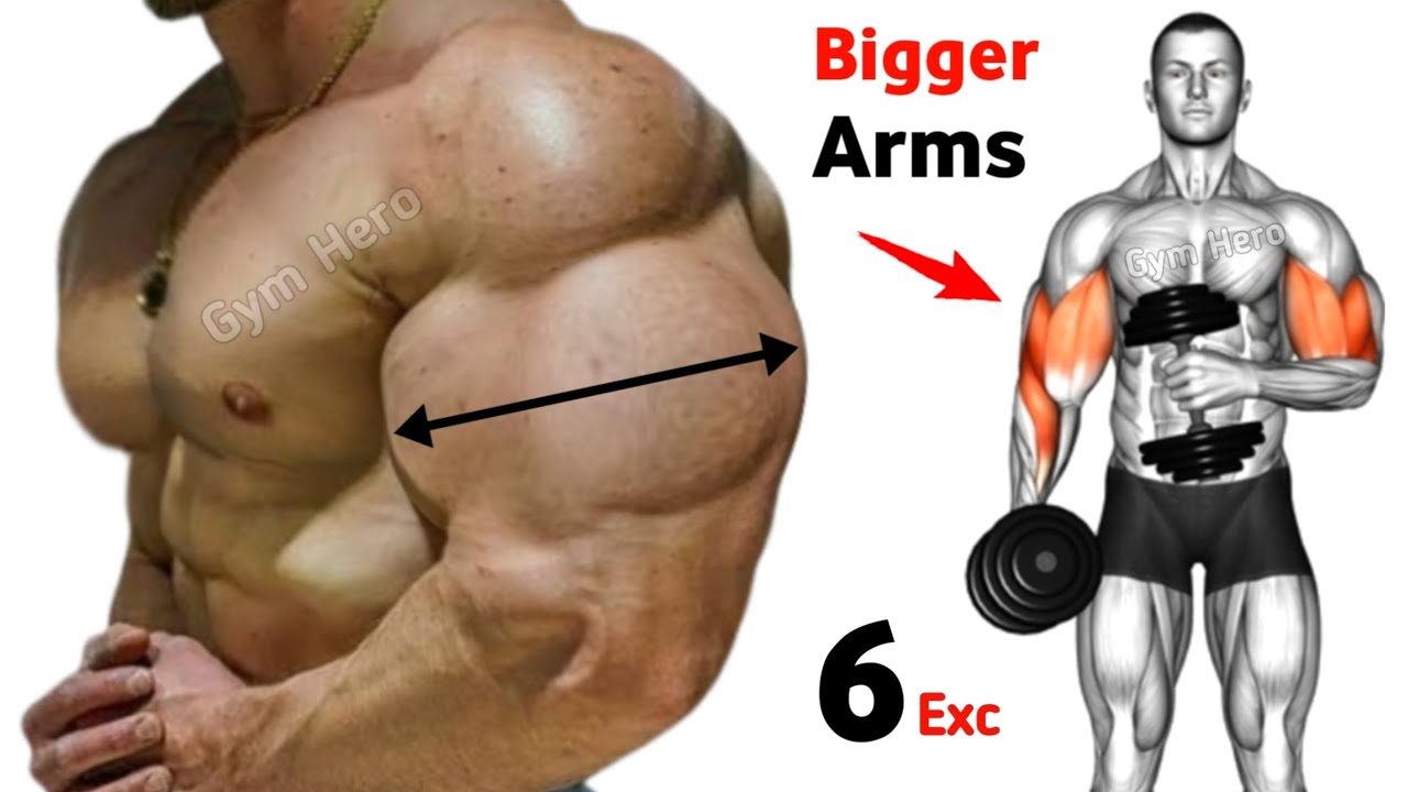 6 Arm Exercises to Grow Biceps and Triceps Fast