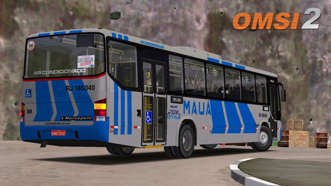 OMSI 2 - LANÇAMENTO! Marcopolo Viale MB OF-1722M padrão RJ | Mapa Vale das Mangueiras - Linha 52