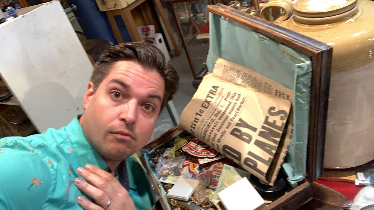 Estate mystery treasure box unboxing ! What’s inside???