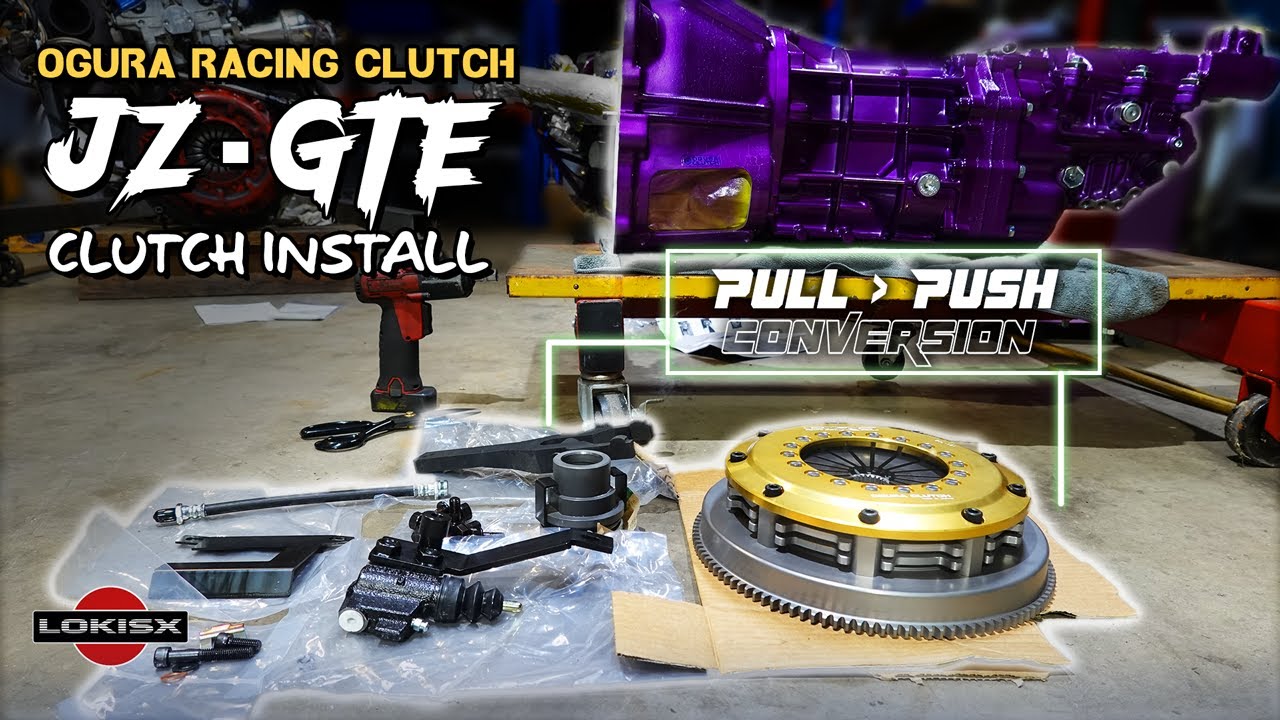 1JZ-GTE R154 ORC Twin Plate Clutch Install