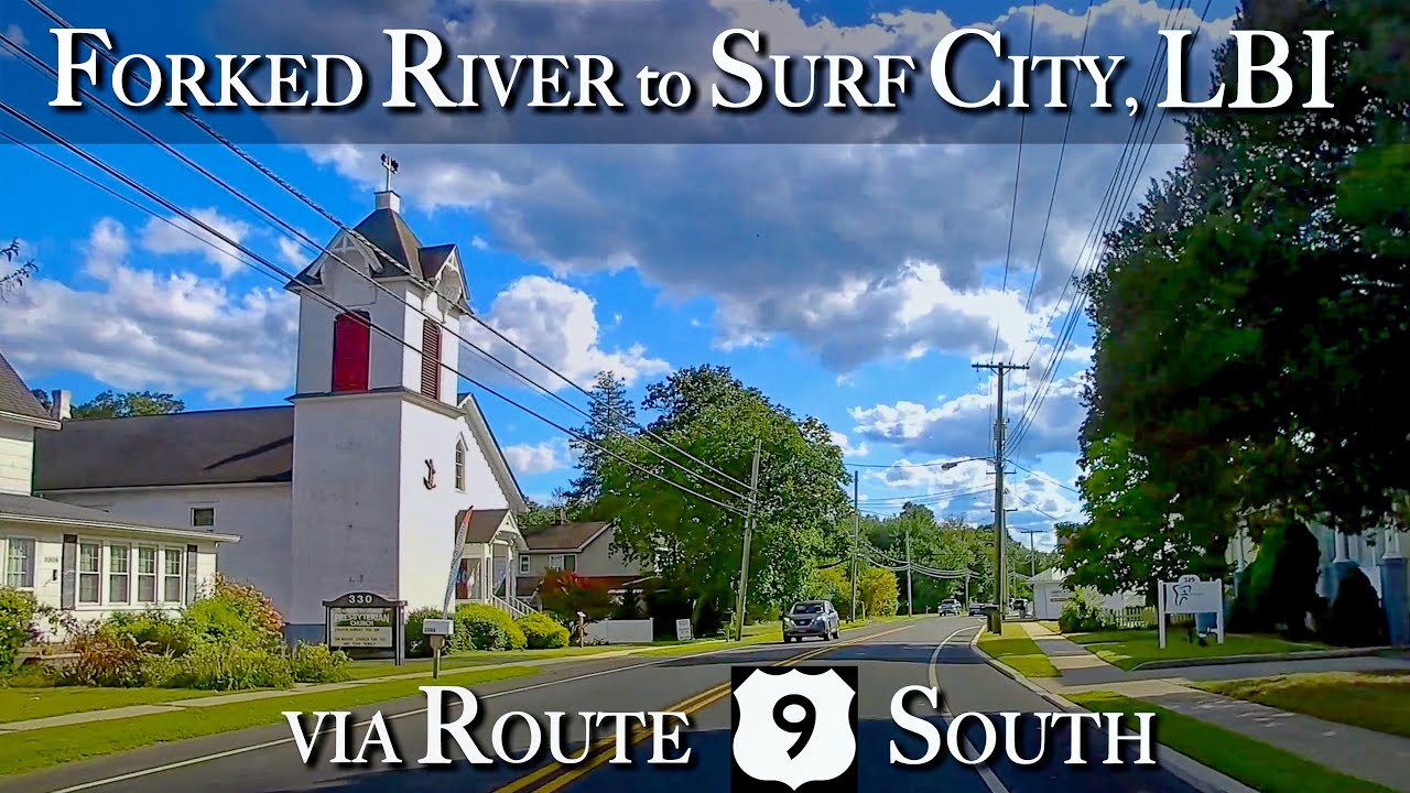 Driving Forked River to Surf City, LBI via Route 9