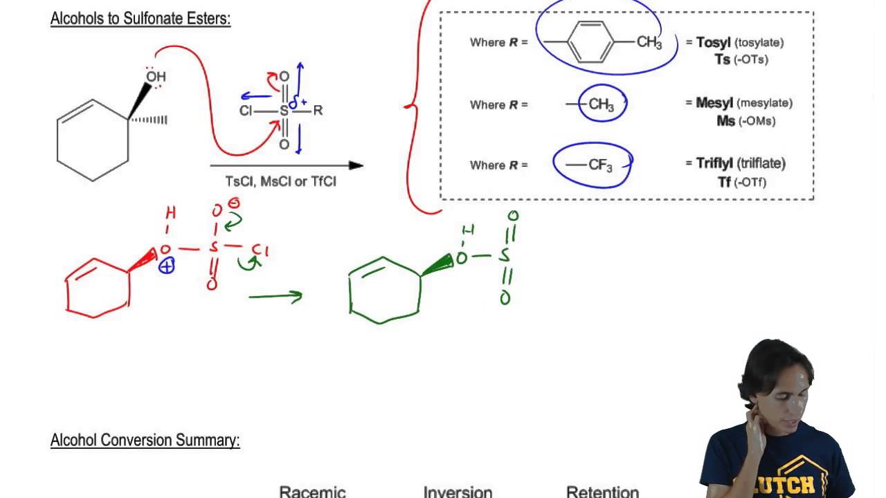 Leaving Group Conversions Sulfonate Esters