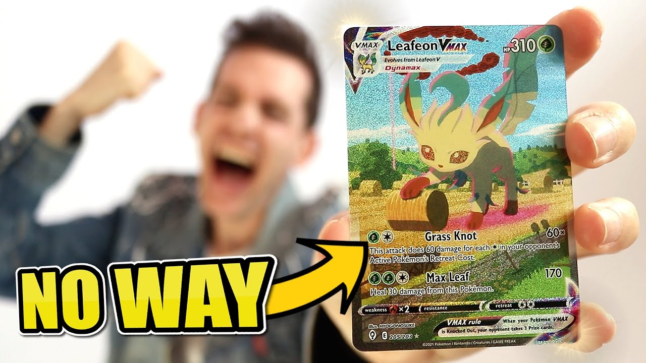 *AHHHH* I FINALLY GOT THE LEAFEON VMAX!!!!!!