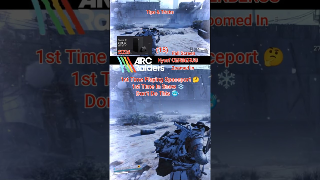 Ark Raiders On Xbox Series X 2026 (15) 1st Time On Spaceport In The Snow 🥶❄️