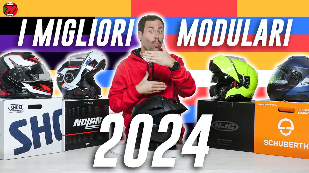 Migliori CASCHI DA MOTO MODULARI del 2024. 🚨 Quale &egrave; per te? ⬆️⬇️