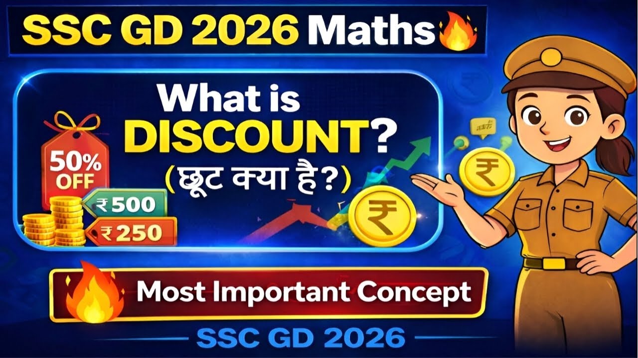Profit & Loss | Discount क्या है? Basics to Advance | SSC GD 2026 Maths | PYQ Concept