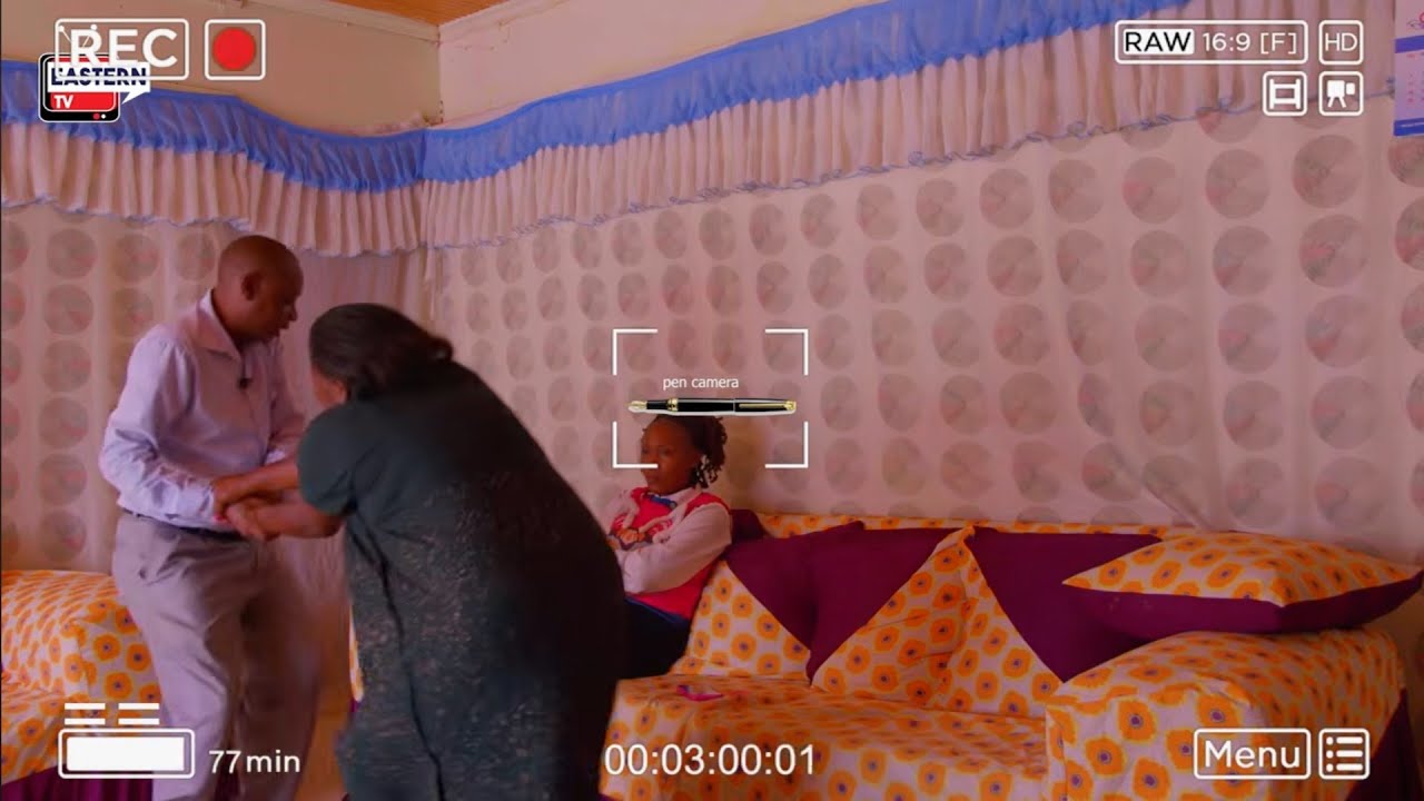 Sh0ck!ng sanitization kumbe mama mwangi is cheating with another guy called Steve 