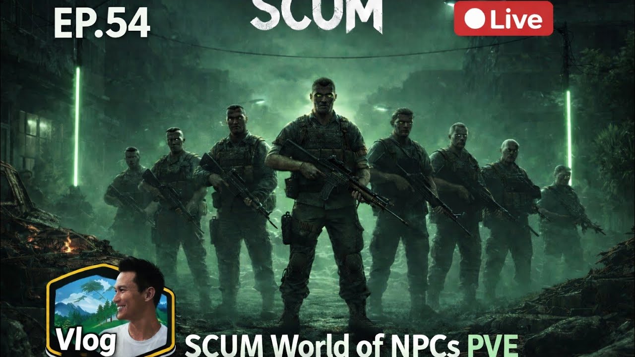 SCUM EP54  (
SCUM World of NPCs PVE )