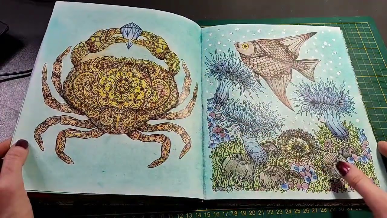 Хобби-ИТОГИ: закончила раскраску/ Ханна Карлсон/Дневные грëзы