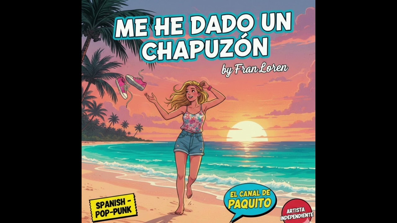 ME HE DADO UN CHAPUZÓN by Fran Loren. SPANISH-POP-PUNK. EL CANAL DE PAQUITO. Artista independiente .