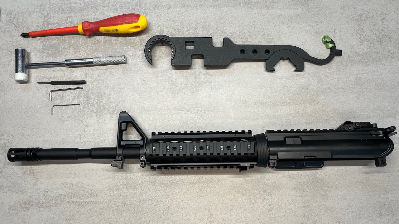 Tokyo Marui Colt M4 MWS GBB Upper - full disassembly  #gbb #airsoft #ar15