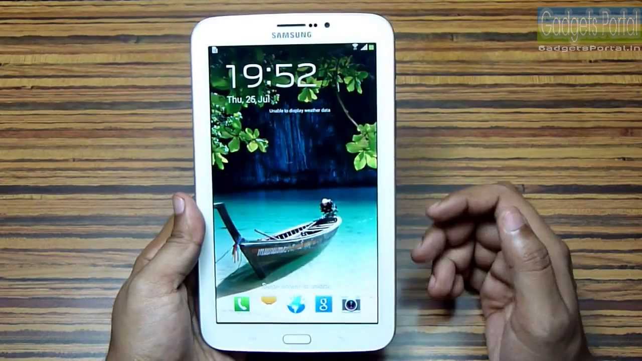 Samsung GALAXY TAB 3 T211 7.0 [with SIM support] Unboxing & Hands on REVIEW by Gadgets Portal