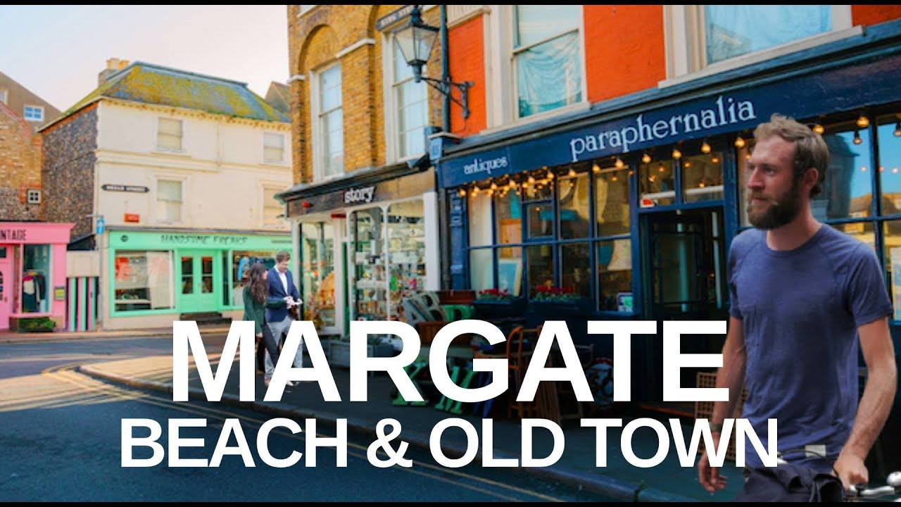 [4K] Margate, Kent UK - Dreamland to Turner Gallery walk