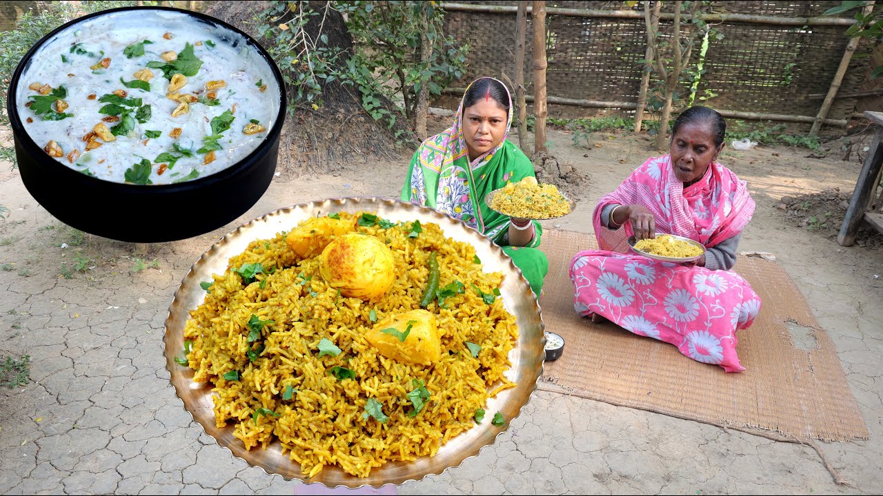 Dhania Egg Polao & Garlic Raita / বানালেই বুঝবেন এই দুই রান্না কত সহজে ও কম সময়ে বানানো যায়