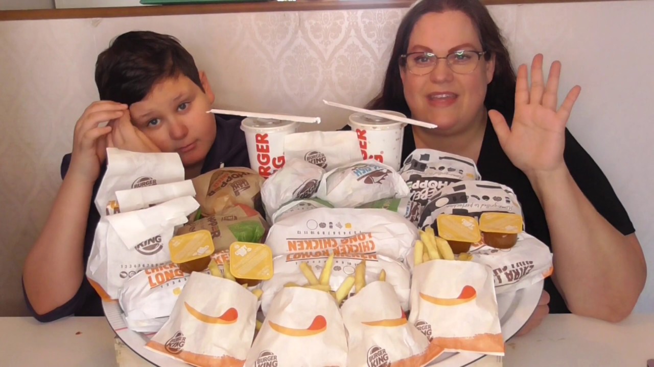 Mukbang - Burger king