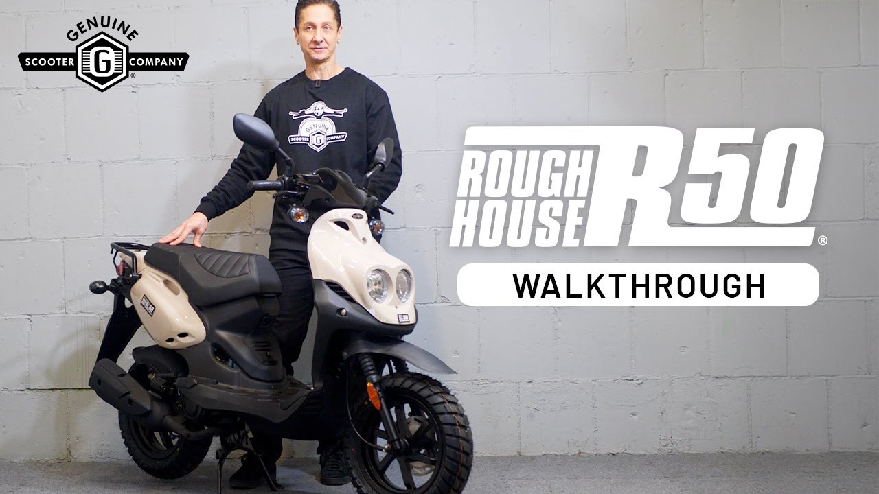 Оригинальный скутер RoughHouse 50cc | Обзор и характеристики