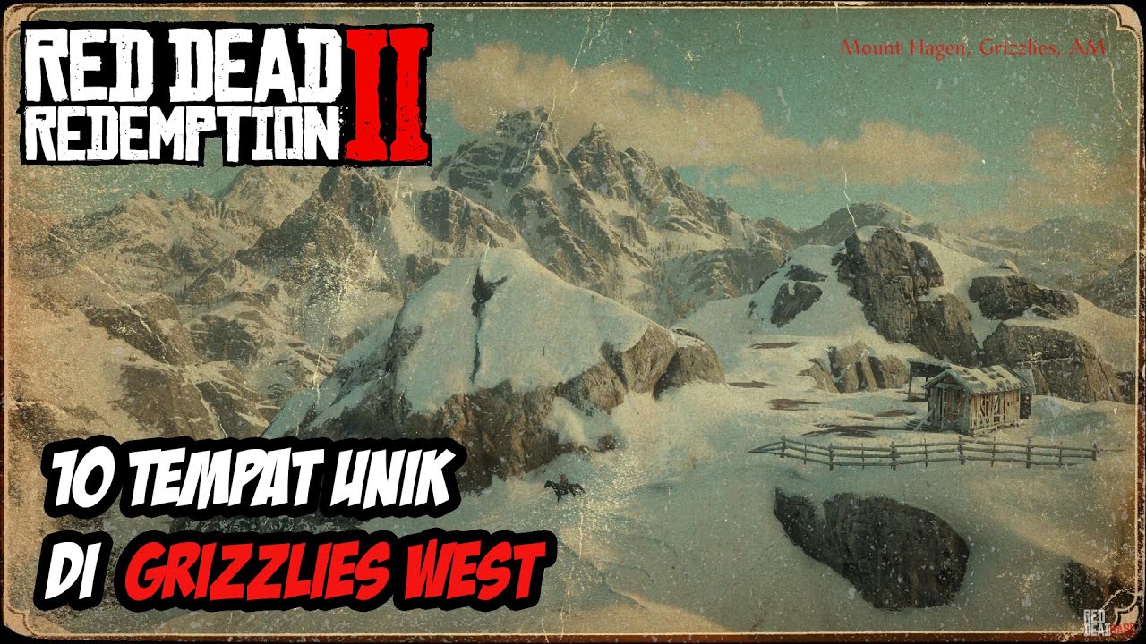 EKPLORASI MAP RDR2 | GRIZZLIES WEST (AMBARINO)
