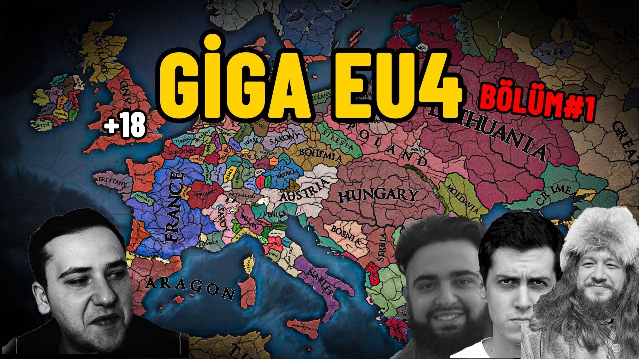 GİGA EU4 EKİP TOPLANDI | EUROPA UNIVERSALIS 4 - MULTİPLAYER #1