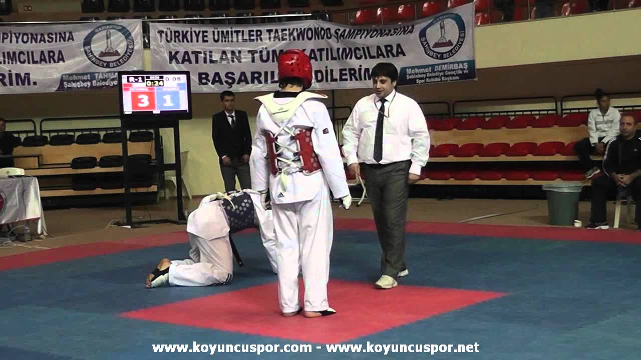 80kg Huseyin Ö. Ustun - Ahmet Ozdemir (2011 Ümitler Türkiye Taekwondo Şampiyonası)