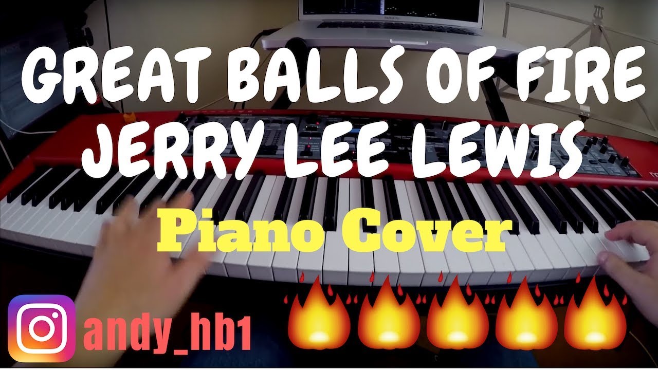 Great Balls Of Fire - Jerry Lee Lewis / Piano Solo + Midi #piano #boogiewoogie #topgun #soundtrack