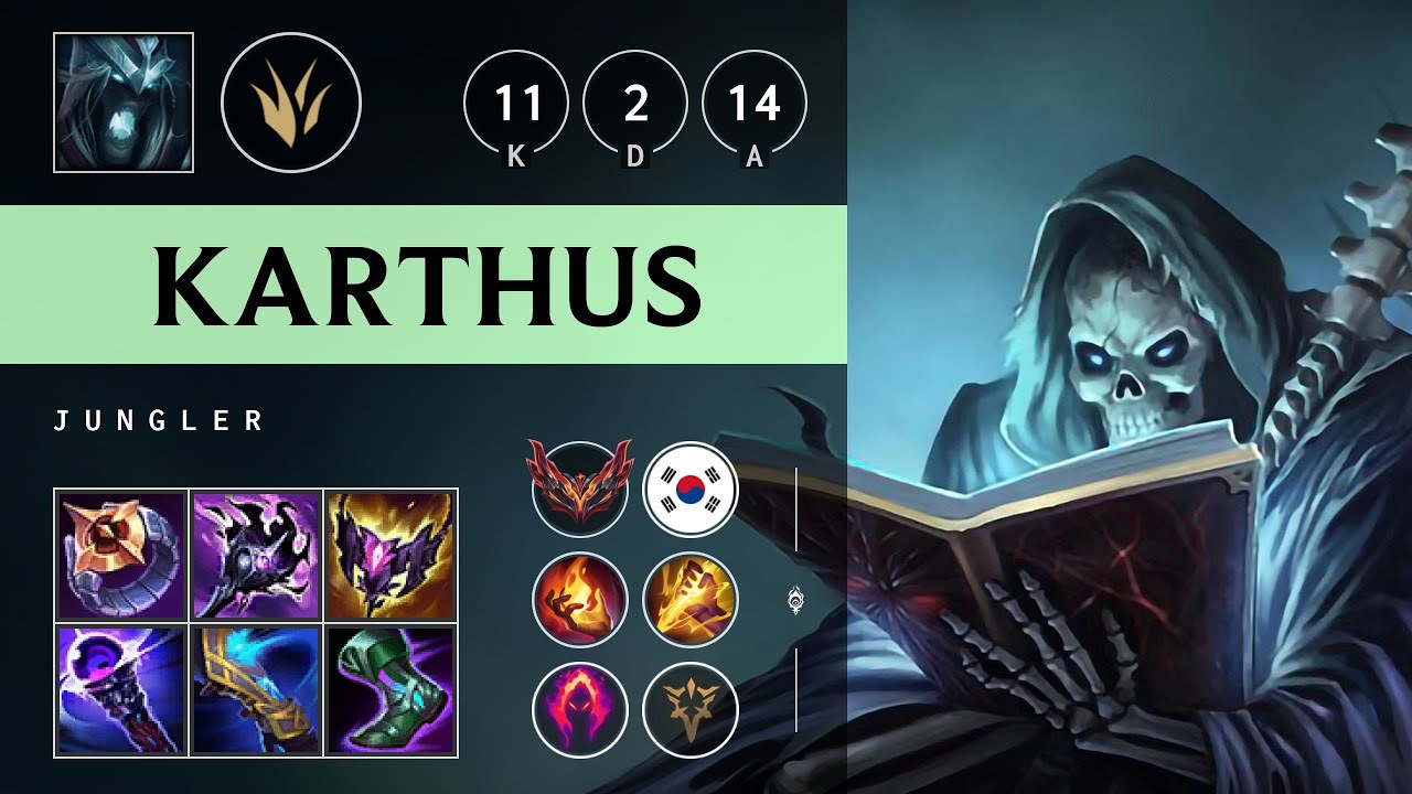 Karthus Jungle vs Vi - KR Grandmaster Patch 25.20