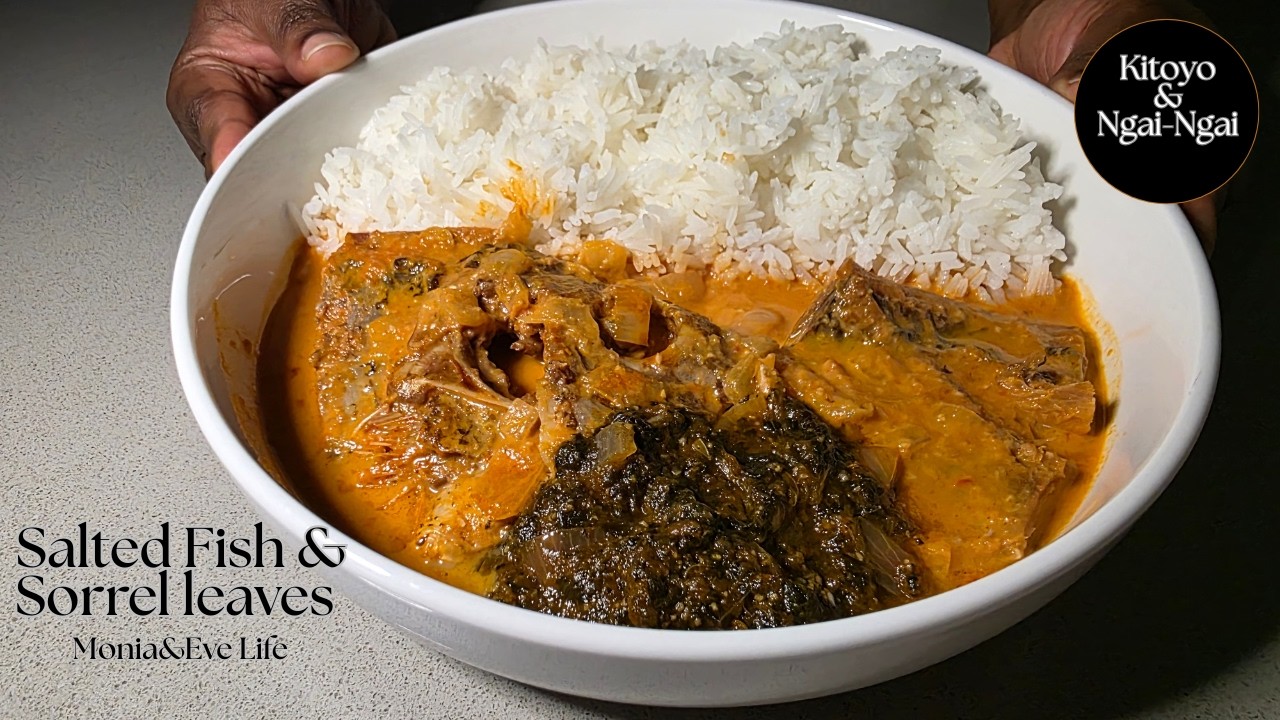 SALTED FISH And SORREL LEAVES (Kitoyo na Ngai-Ngai)| Comfort Food.