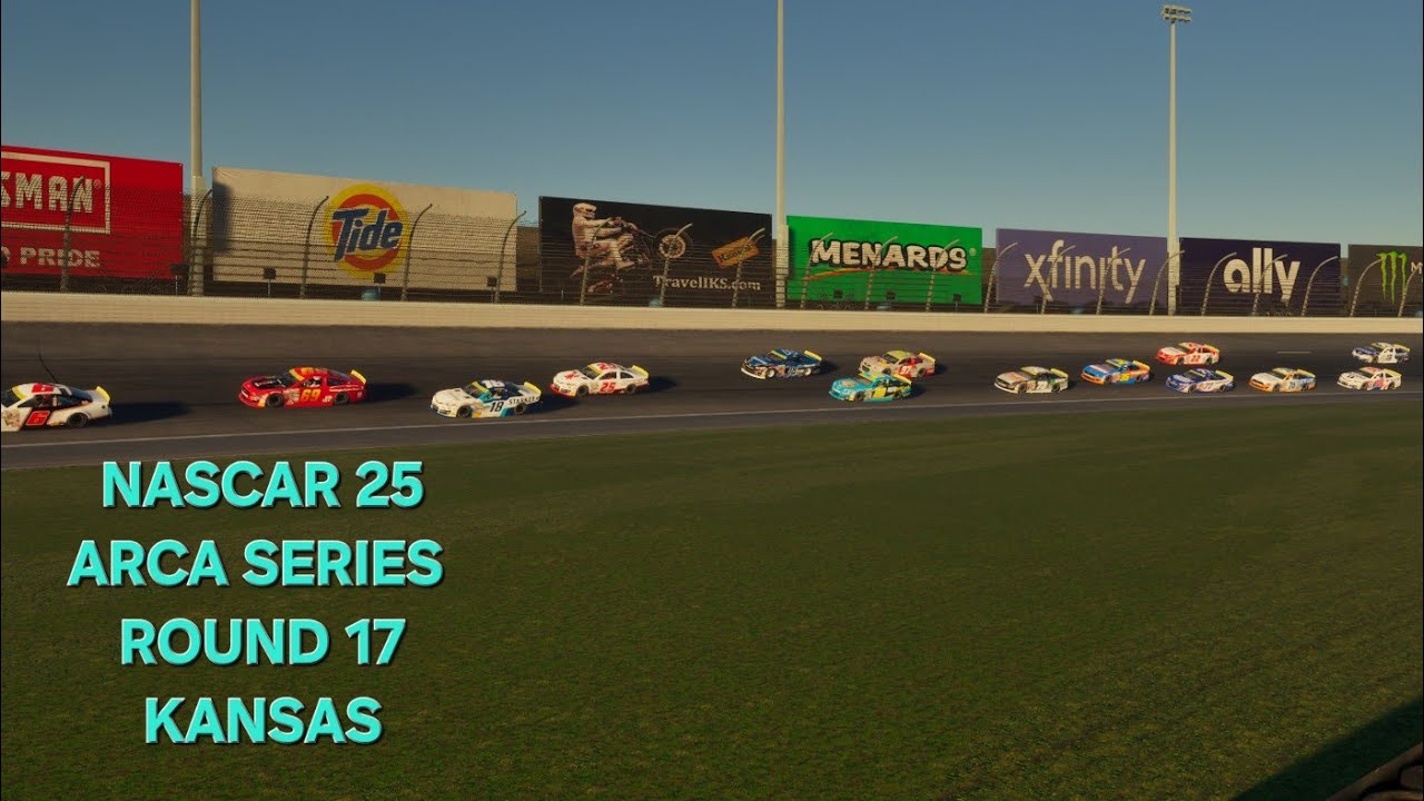 NASCAR 25 CAREER MODE ARCA SERIES ROUND 17 KANSAS