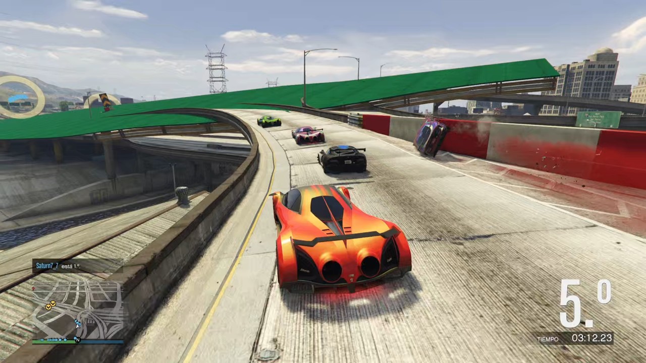 Larga Distancia RANDOM con los 4 Coches más RÁPIDOS de GTA! || Gameplay de GTA 5 Online sin Comentar