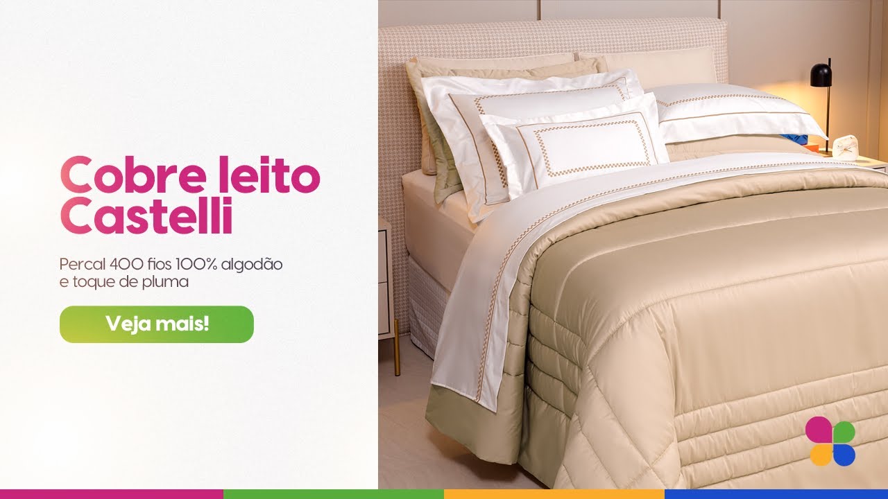 Conheça o Cobre Leito Castelli da Lavive | Ponto do Enxoval