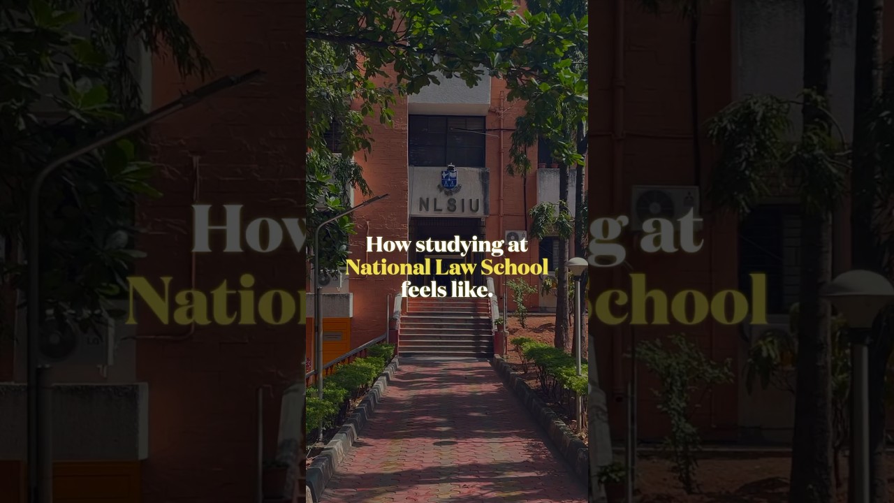 NLSIU Best Law College in India #campuslife #bengaluru #clat #nlu #lawschool #nlsiu