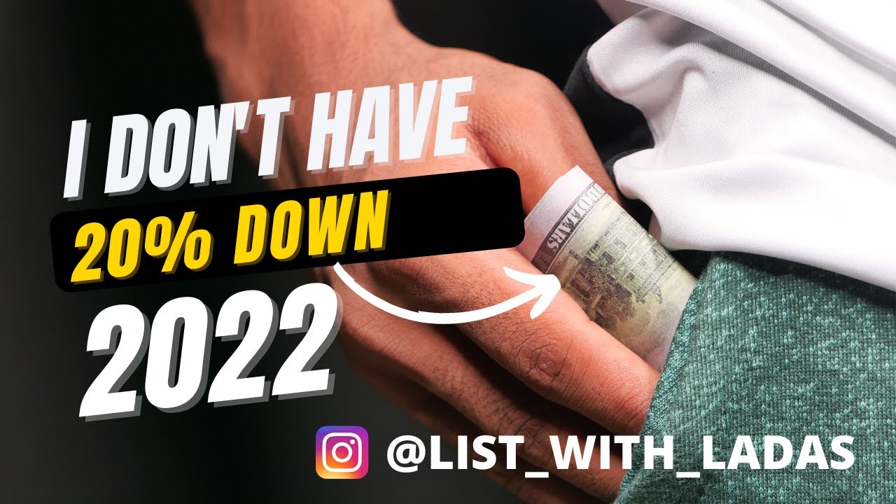 How to buy a house without 20% down