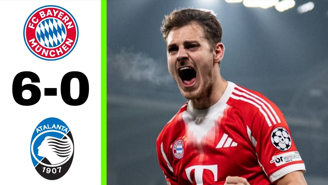 Bayern Munich Vs Atalanta 6-0 Highlights | UEFA Champions League 2026 