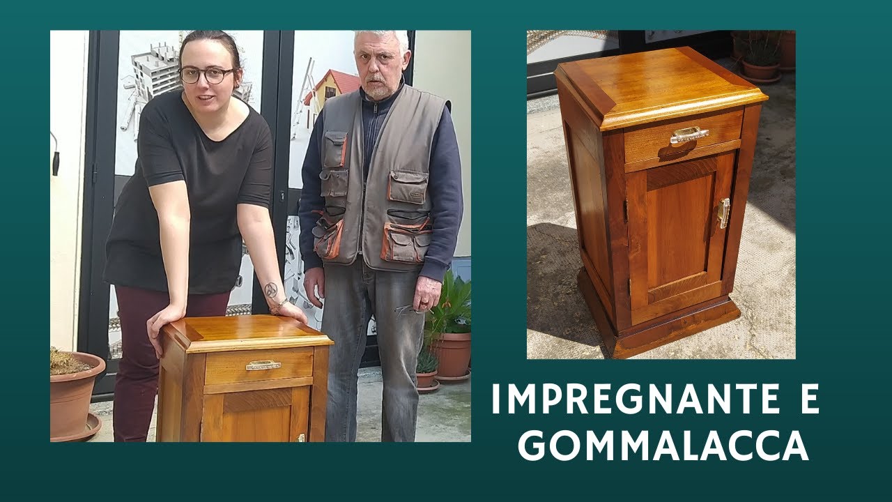 Come rinnovare un comodino in legno: seconda parte