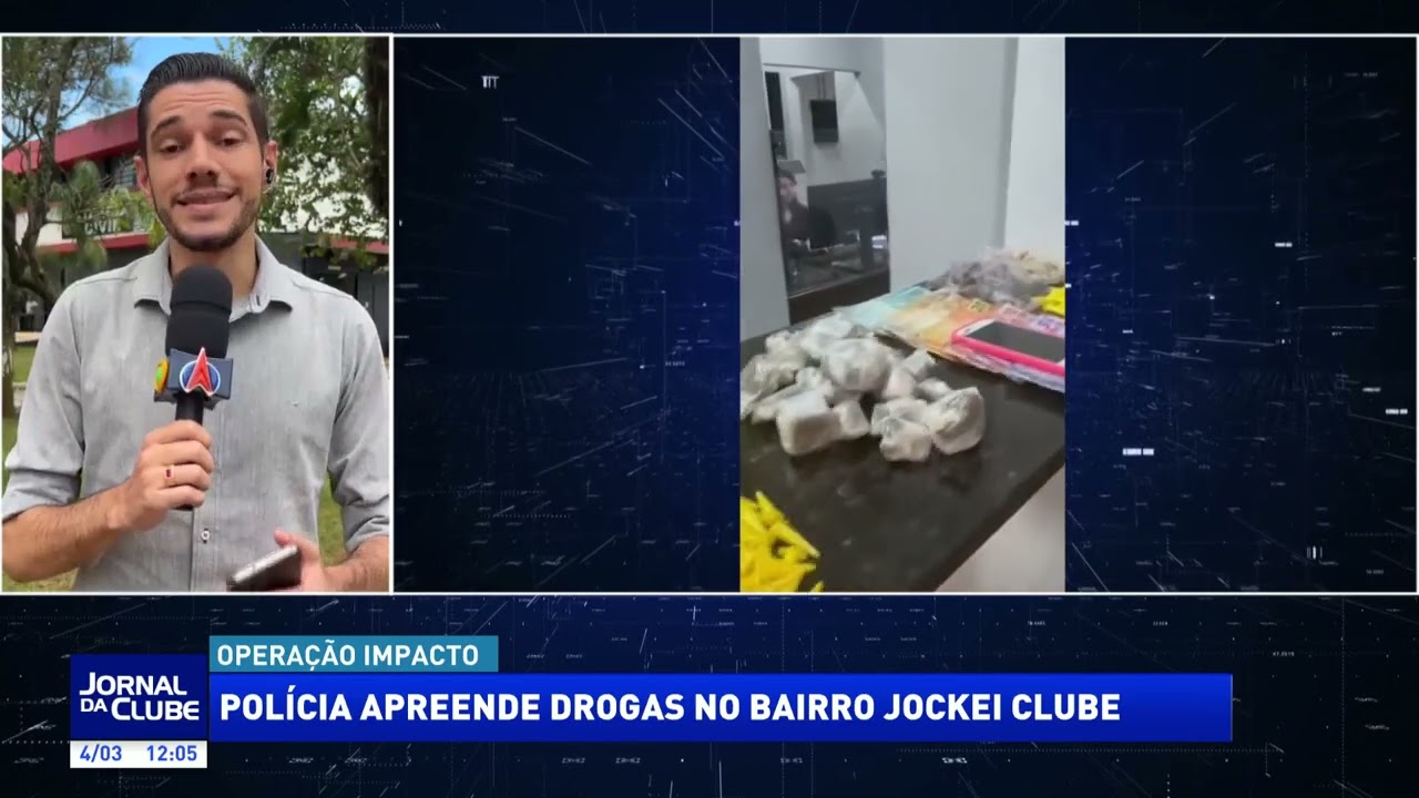 São Carlos: polícia apreende drogas - Jornal da Clube (04/03/26)