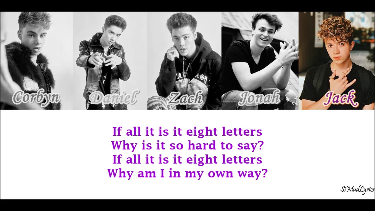 Why Don't We - 8 Letters (Lyrics)