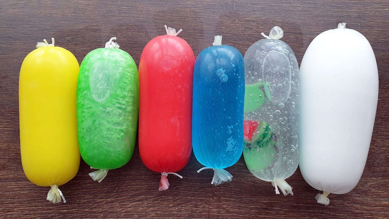 Making Slime with Funny Balloons - IZABELA STRESS