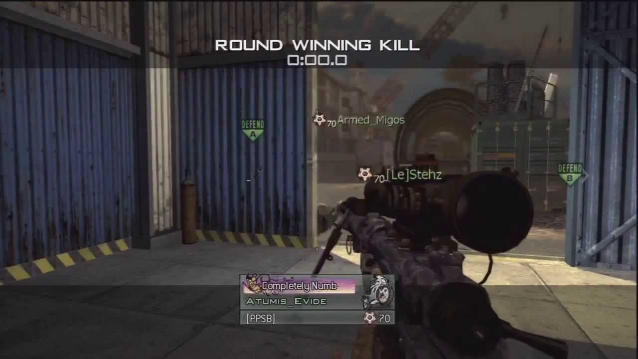 MENTAL Backwards Ladder Stall Cat Walk TRICKSHOT ''MW2 Scrapyard''
